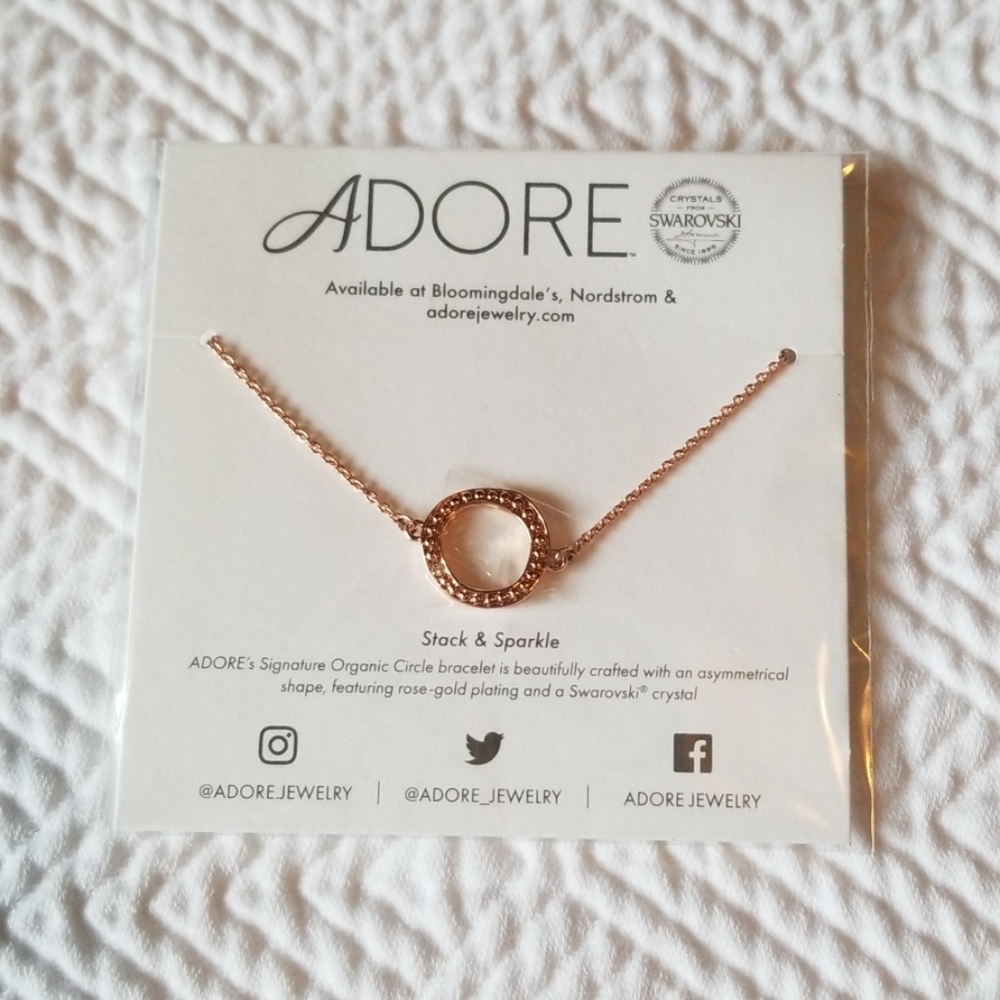 Adore by Swarovski Organic Circle Bracelet